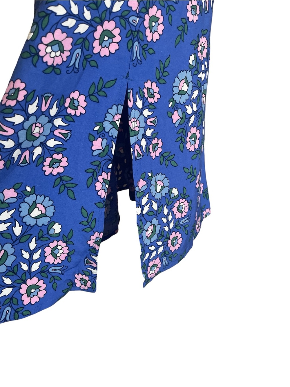 Boden Floral Print Midi Dress in Bluebell Wildflower Prairie Sundress Size 8R - Picture 5 of 12